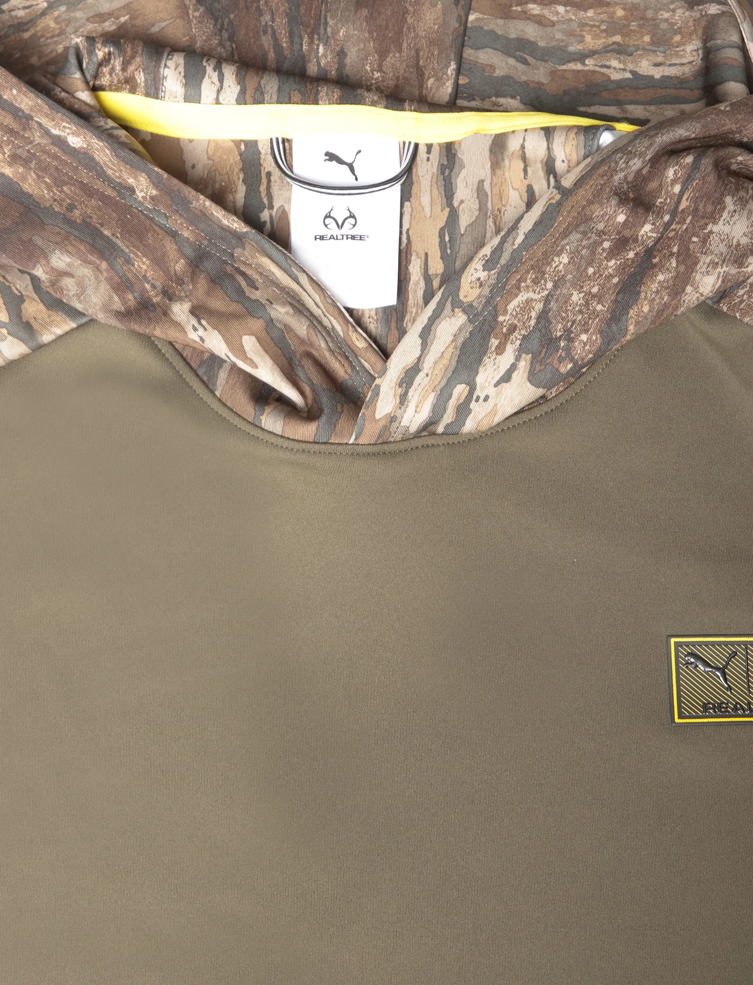 PUMA Golf - PUMA X REALTREE Cloudspun Tech Hoodie - huvtröjor - dusty olive - 2
