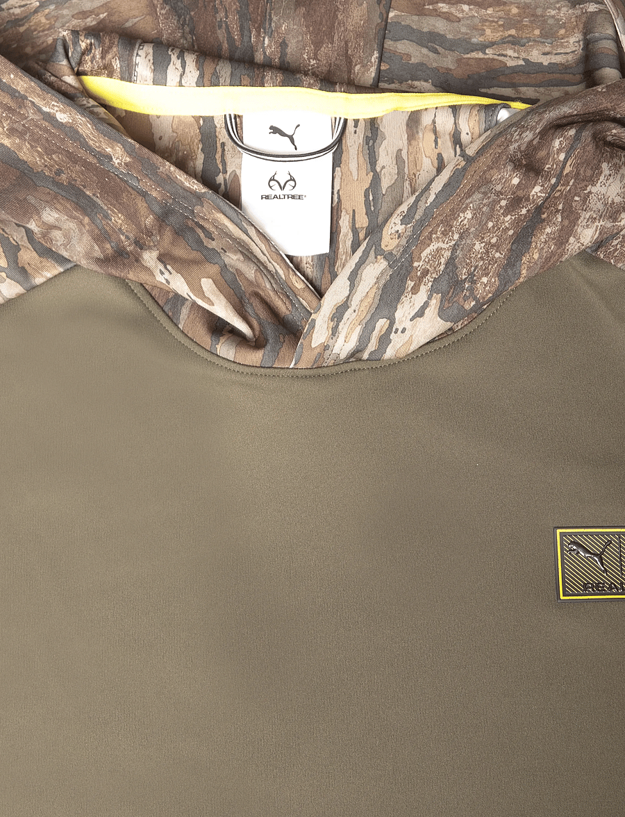 PUMA Golf - PUMA X REALTREE Cloudspun Tech Hoodie - huvtröjor - dusty olive - 2