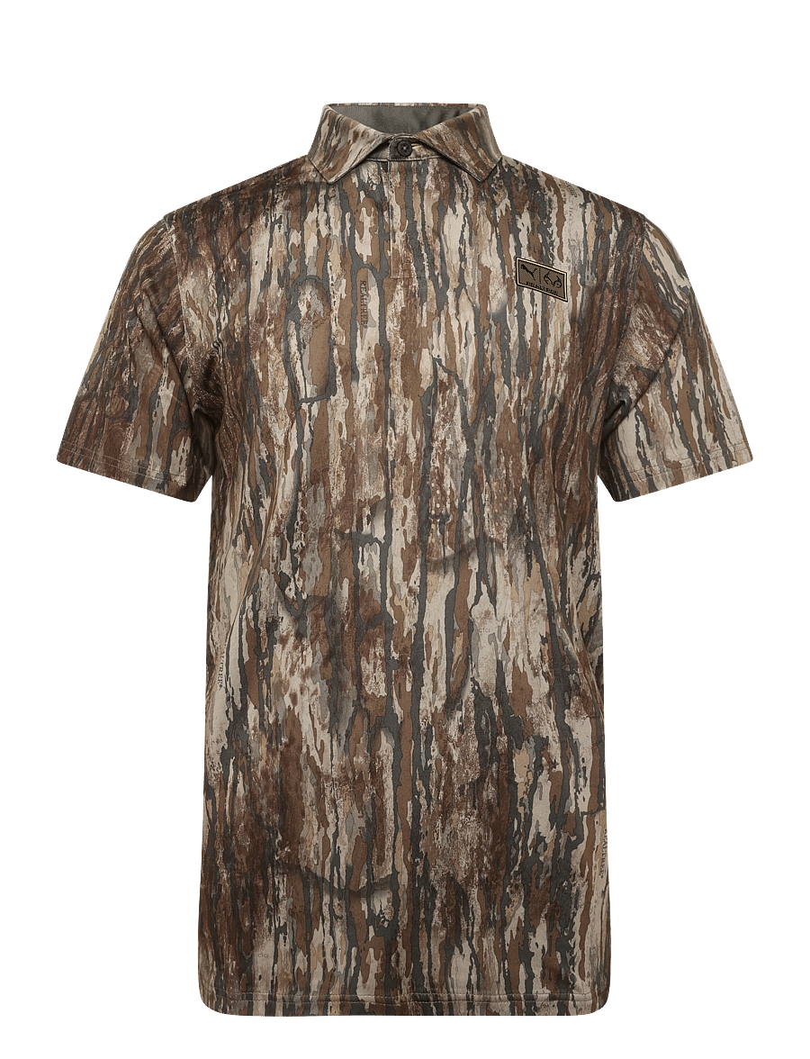 PUMA Golf - PUMA X REALTREE Camo Polo - piqueskjorter - dusty olive - 0
