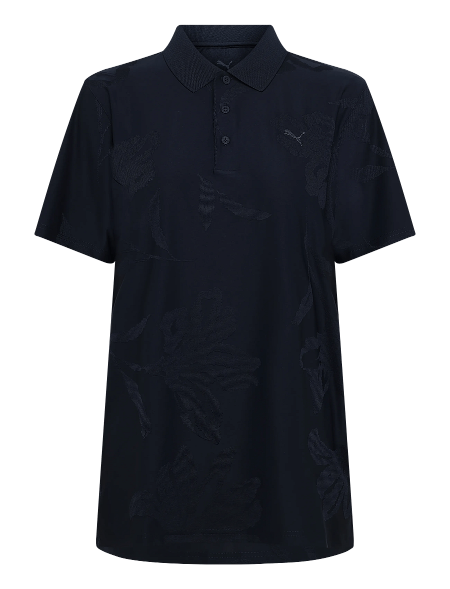 PUMA Golf - MATTR Prima Bloom Polo - LC - toppar & t-shirts - deep navy - 0