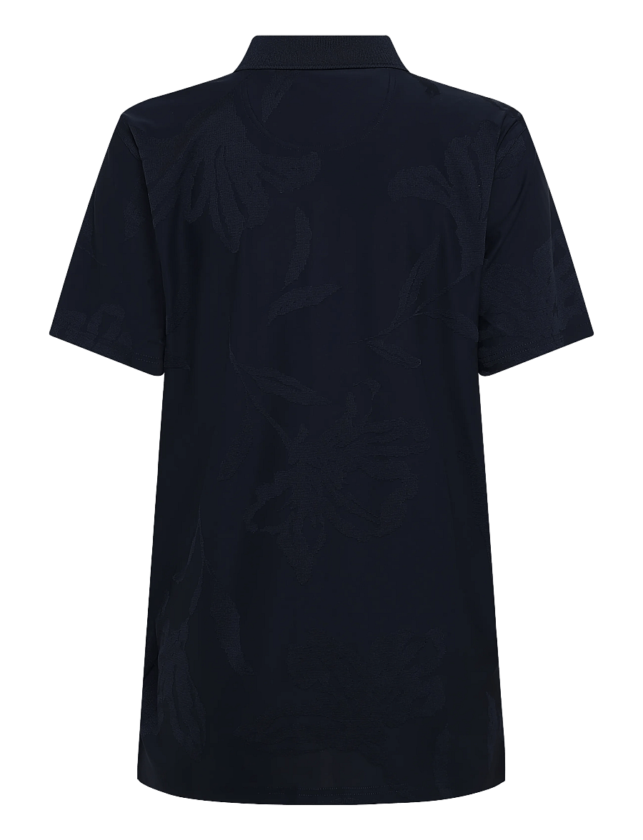 PUMA Golf - MATTR Prima Bloom Polo - LC - toppar & t-shirts - deep navy - 1