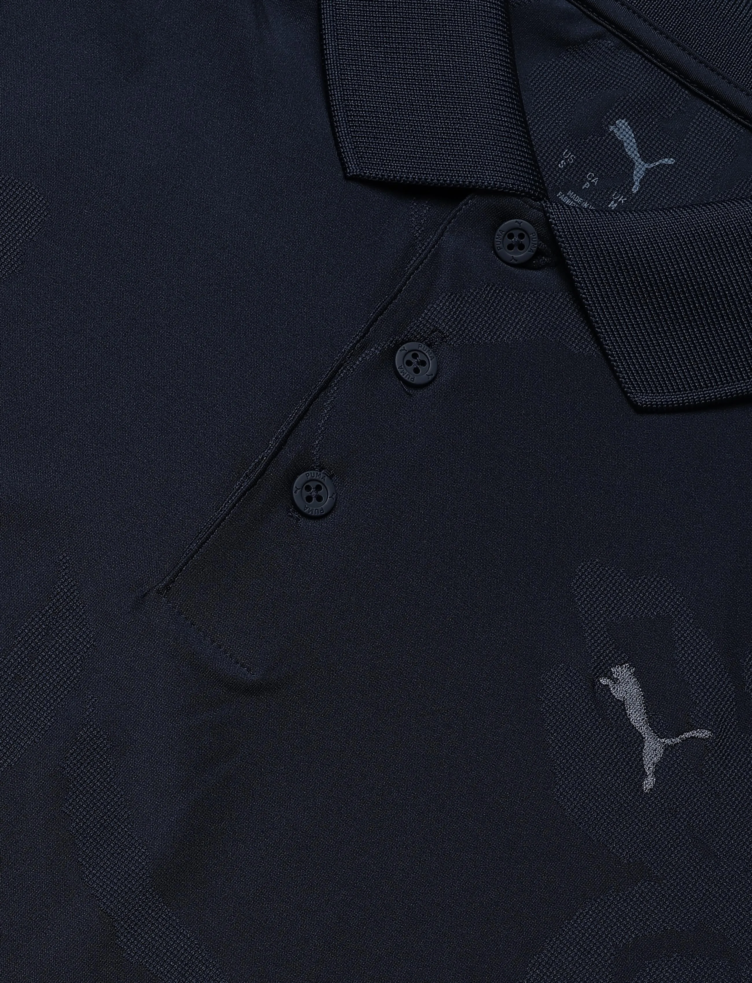 PUMA Golf - MATTR Prima Bloom Polo - LC - toppar & t-shirts - deep navy - 2
