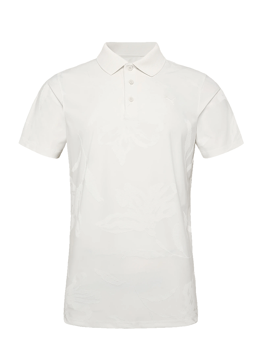 PUMA Golf - MATTR Prima Bloom Polo - LC - toppar & t-shirts - warm white - 0