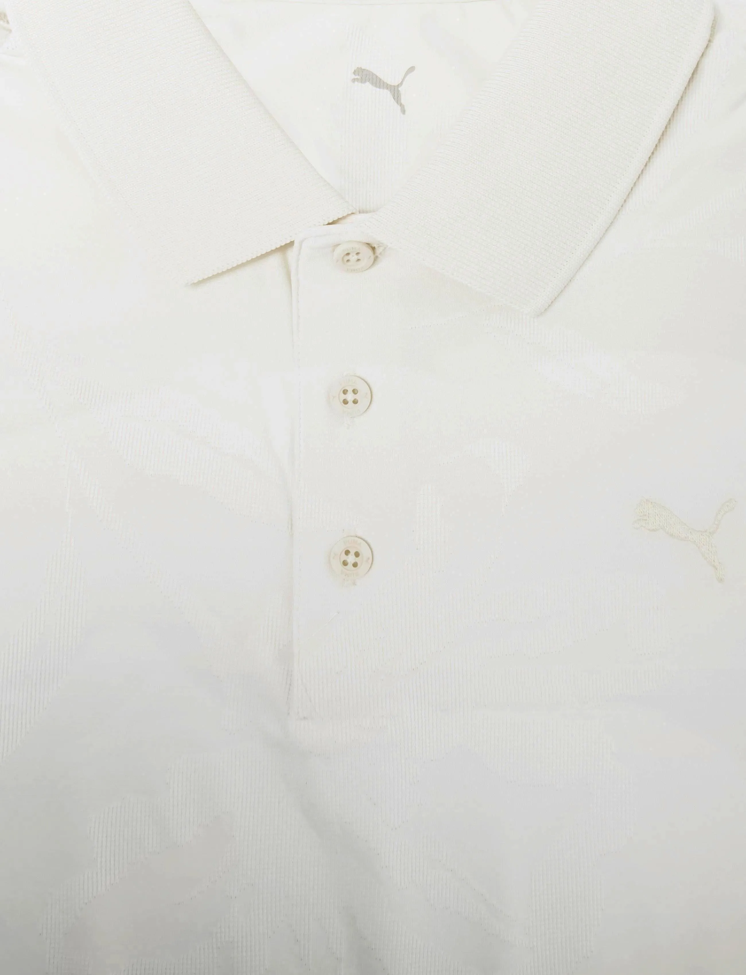 PUMA Golf - MATTR Prima Bloom Polo - LC - toppar & t-shirts - warm white - 2