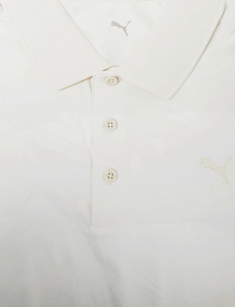 PUMA Golf - MATTR Prima Bloom Polo - LC - toppar & t-shirts - warm white - 2