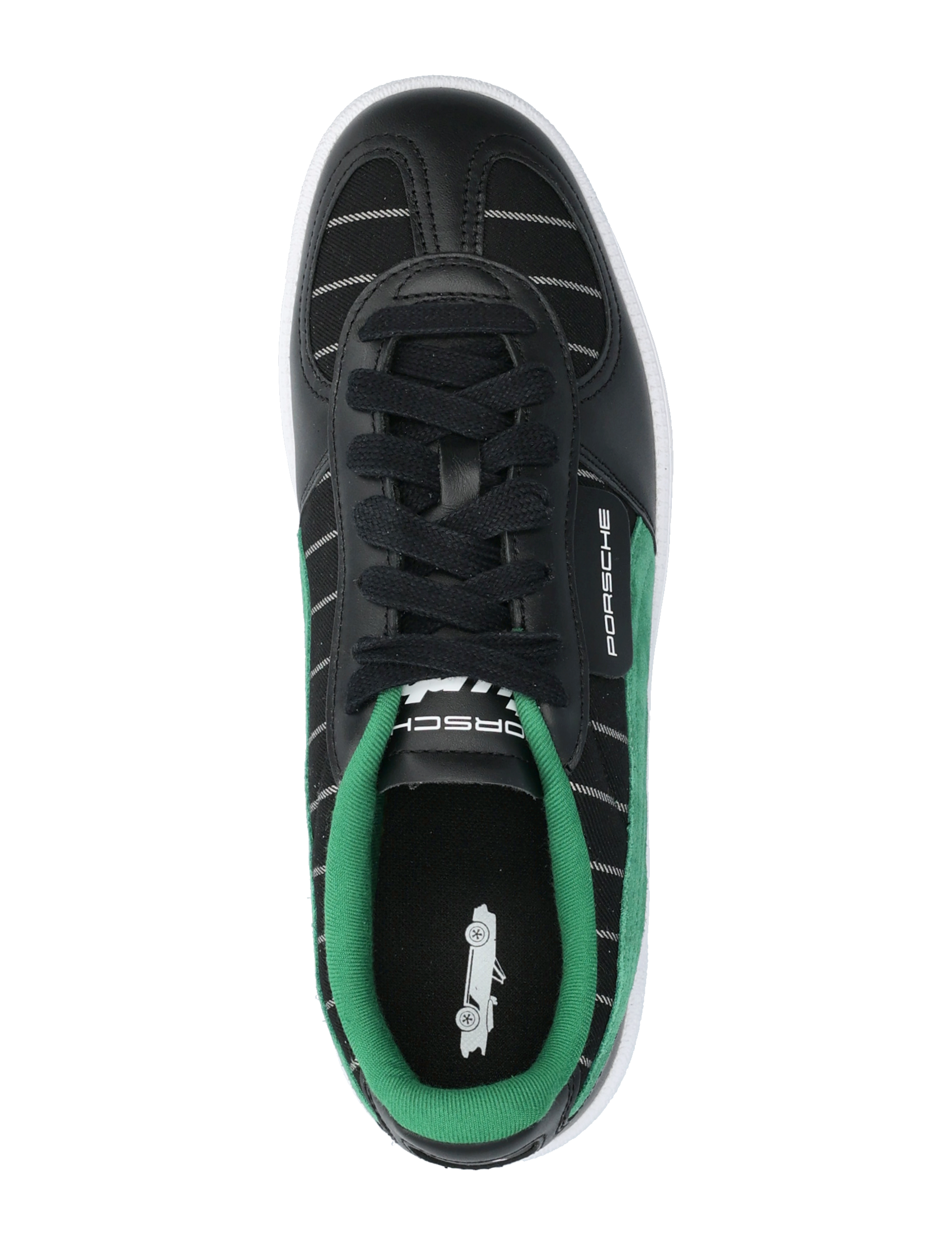 PUMA Motorsport - PL Palermo Pinstripe - laisvalaikio batai žemu aulu - puma black-archive green - 3