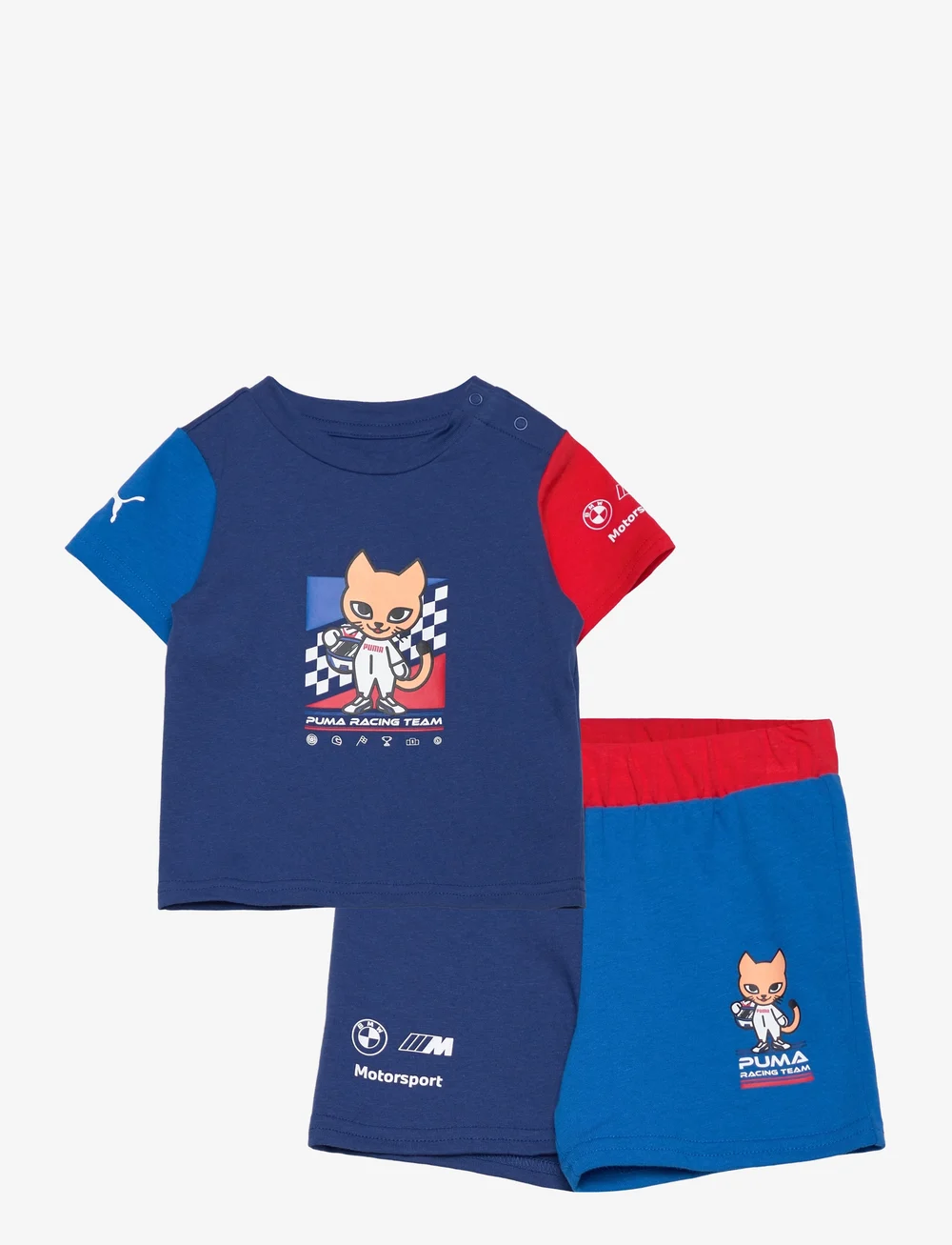 PUMA Motorsport - BMW MMS TODDLER SHORTSLEEVE SET - matchende sæt - pro blue-m color - 0