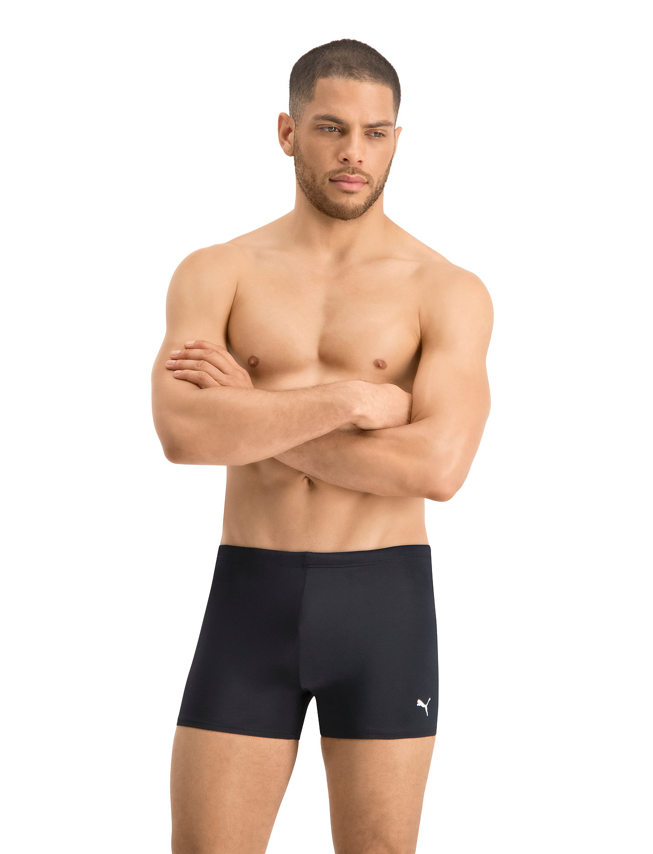 Puma Swim Men Classic Trunk 1P, L, Sport, Schwarz - Briefs & Speedos, Männerswear