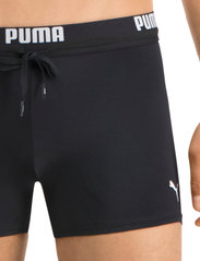 Puma Swim - PUMA SWIM MEN LOGO SWIM TRUNK 1P - briefs - black - 6