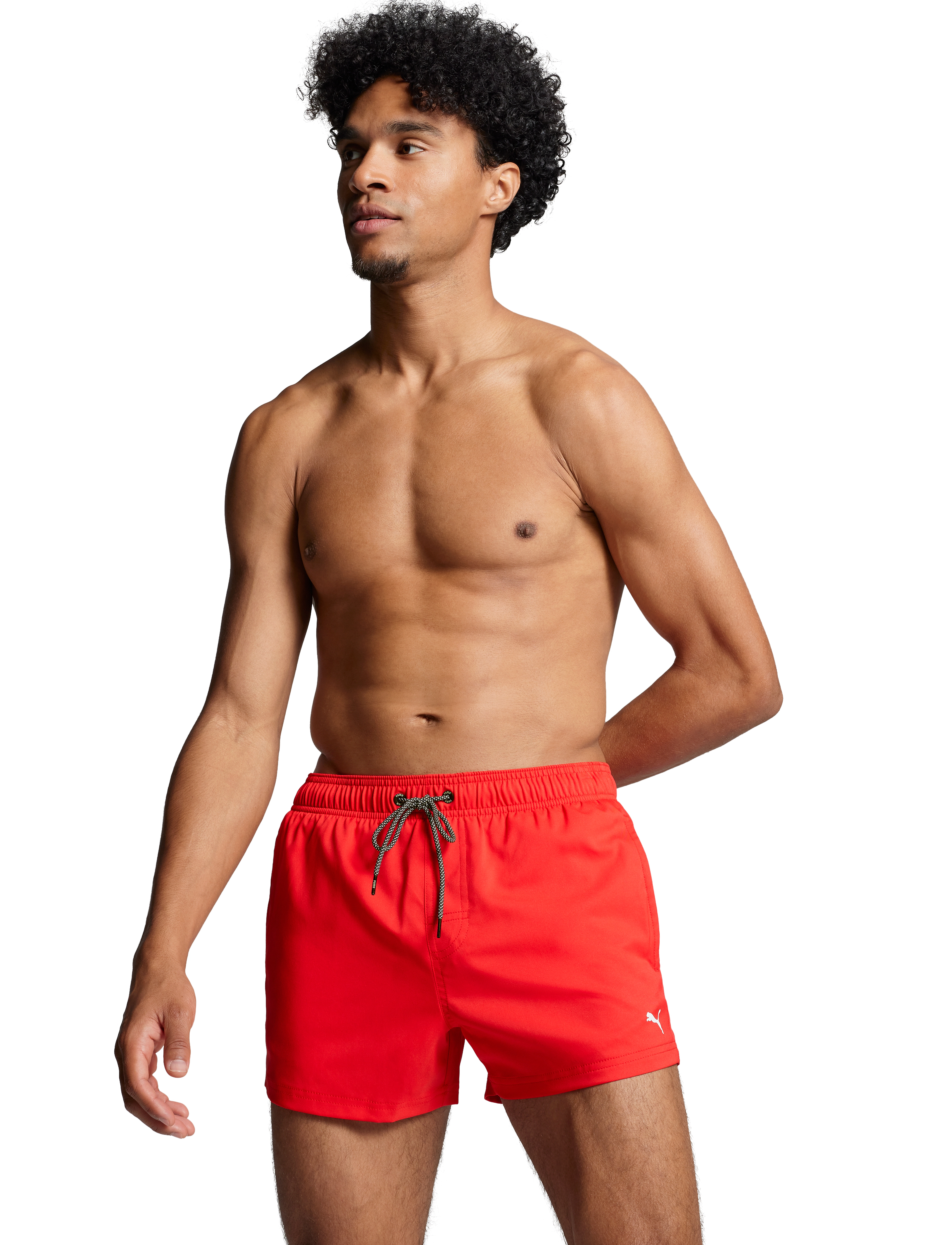 Puma Swim Men Short Shorts 1P, S, Sport, Rot - Shorts, Männerswear