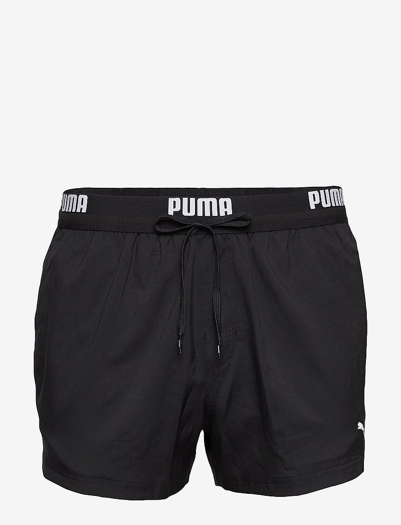 Puma Swim - PUMA SWIM MEN LOGO SHORT SHORTS 1P - badebukser - black - 1