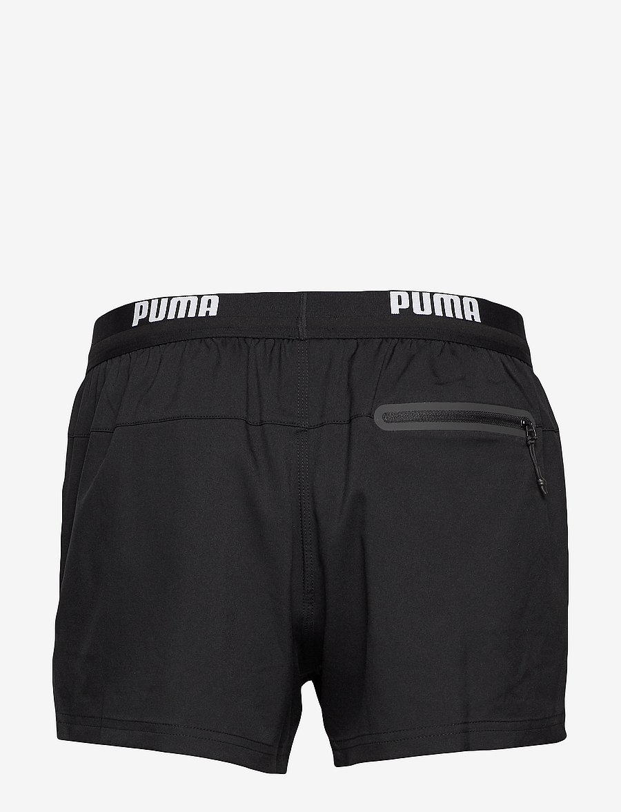 Puma Swim - PUMA SWIM MEN LOGO SHORT SHORTS 1P - maudymosi šortai - black - 2