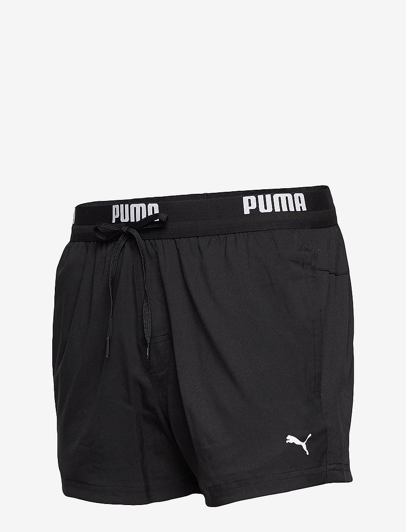 Puma Swim - PUMA SWIM MEN LOGO SHORT SHORTS 1P - badebukser - black - 3