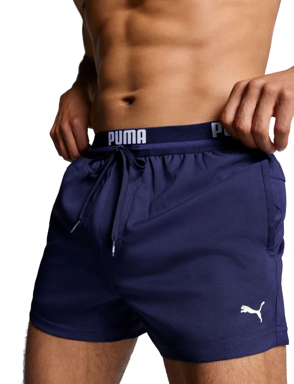 Puma Swim - PUMA SWIM MEN LOGO SHORT SHORTS 1P - lühikesed ujumispüksid - navy - 5