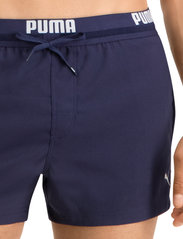 Puma Swim - PUMA SWIM MEN LOGO SHORT LENGTH SWI - swim shorts - navy - 6