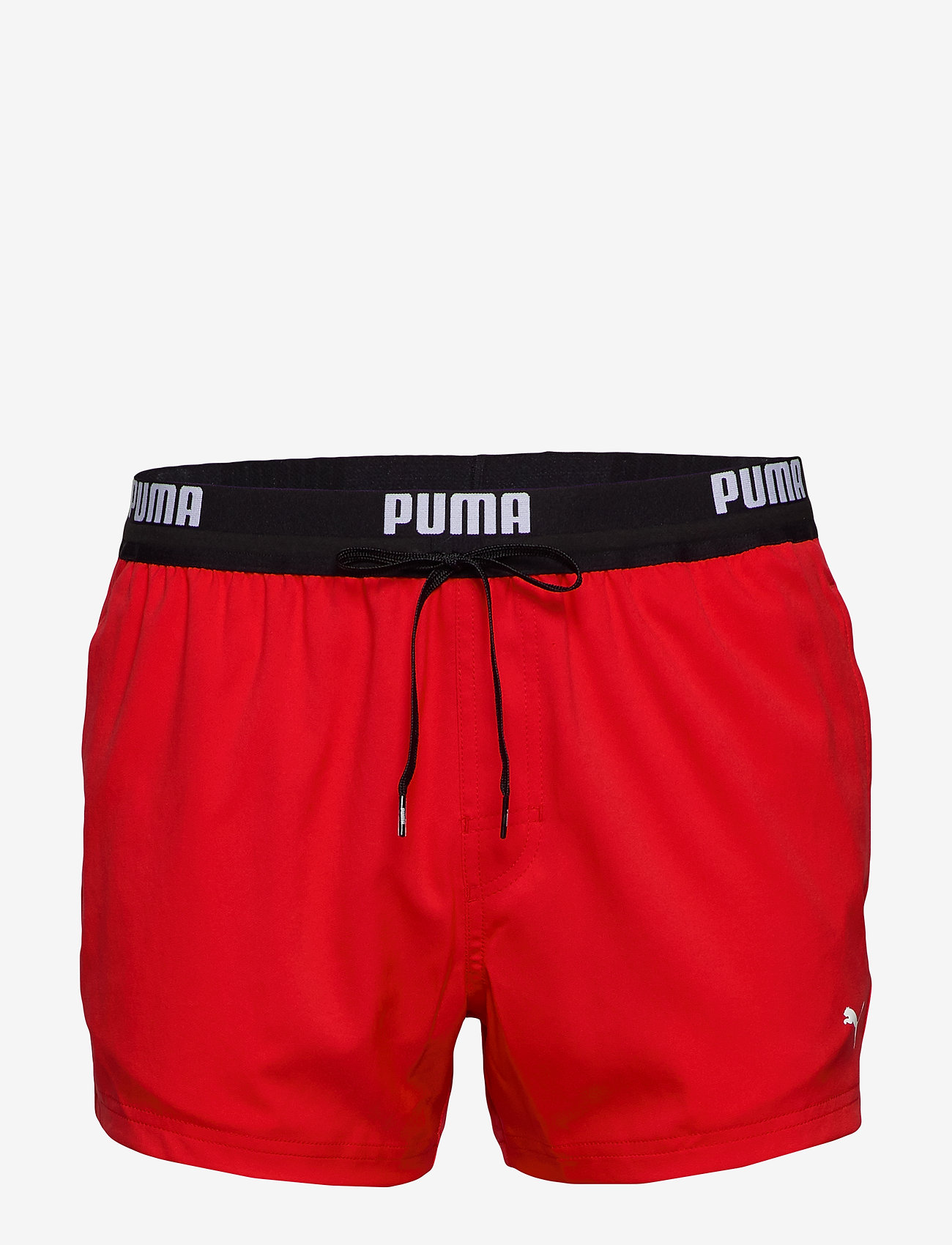 Puma Swim - PUMA SWIM MEN LOGO SHORT LENGTH SWI - najniższe ceny - red - 0