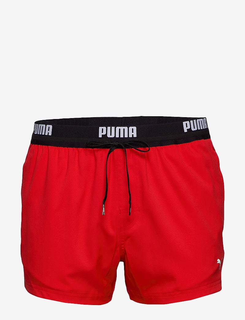 Puma Swim - PUMA SWIM MEN LOGO SHORT SHORTS 1P - badehosen - red - 1