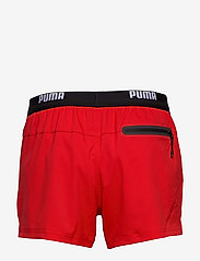 Puma Swim - PUMA SWIM MEN LOGO SHORT LENGTH SWI - najniższe ceny - red - 1