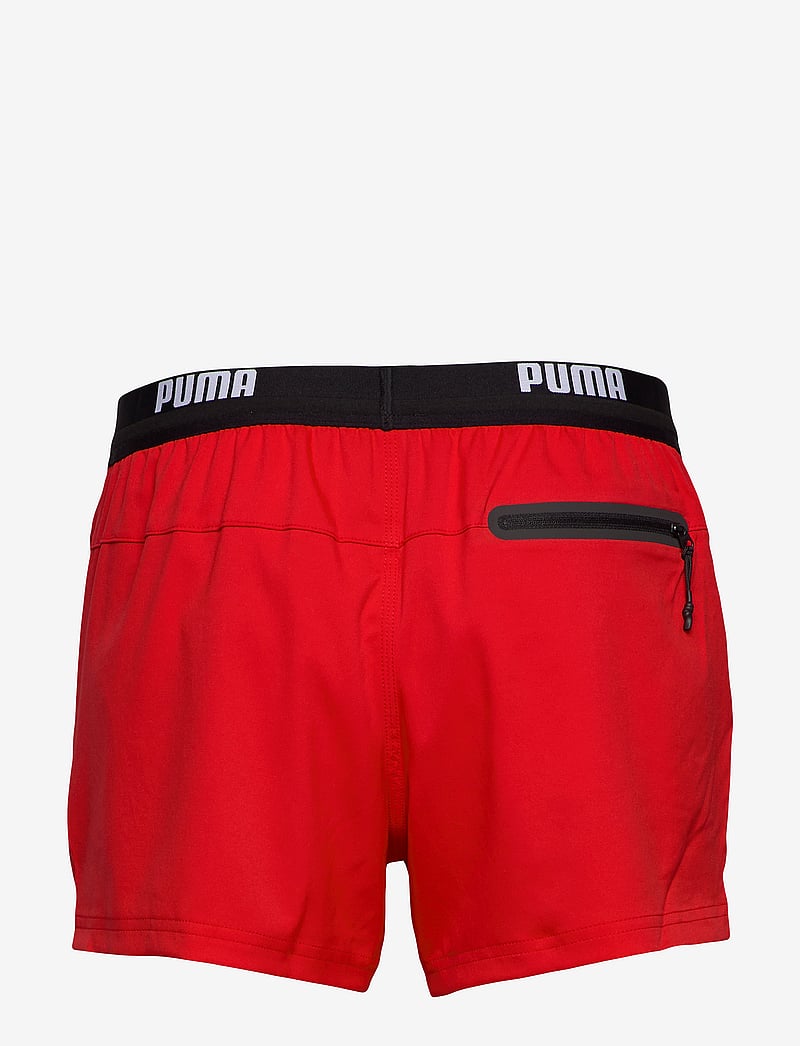 Puma Swim - PUMA SWIM MEN LOGO SHORT SHORTS 1P - badehosen - red - 2
