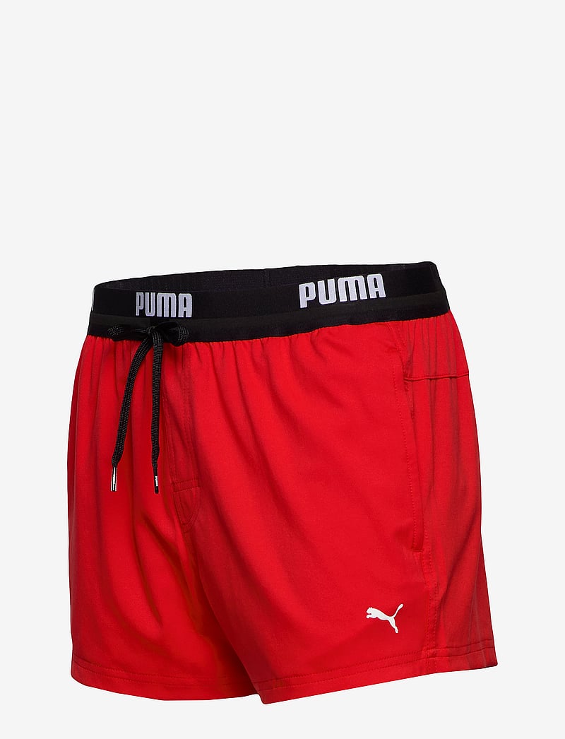 Puma Swim - PUMA SWIM MEN LOGO SHORT SHORTS 1P - badehosen - red - 3