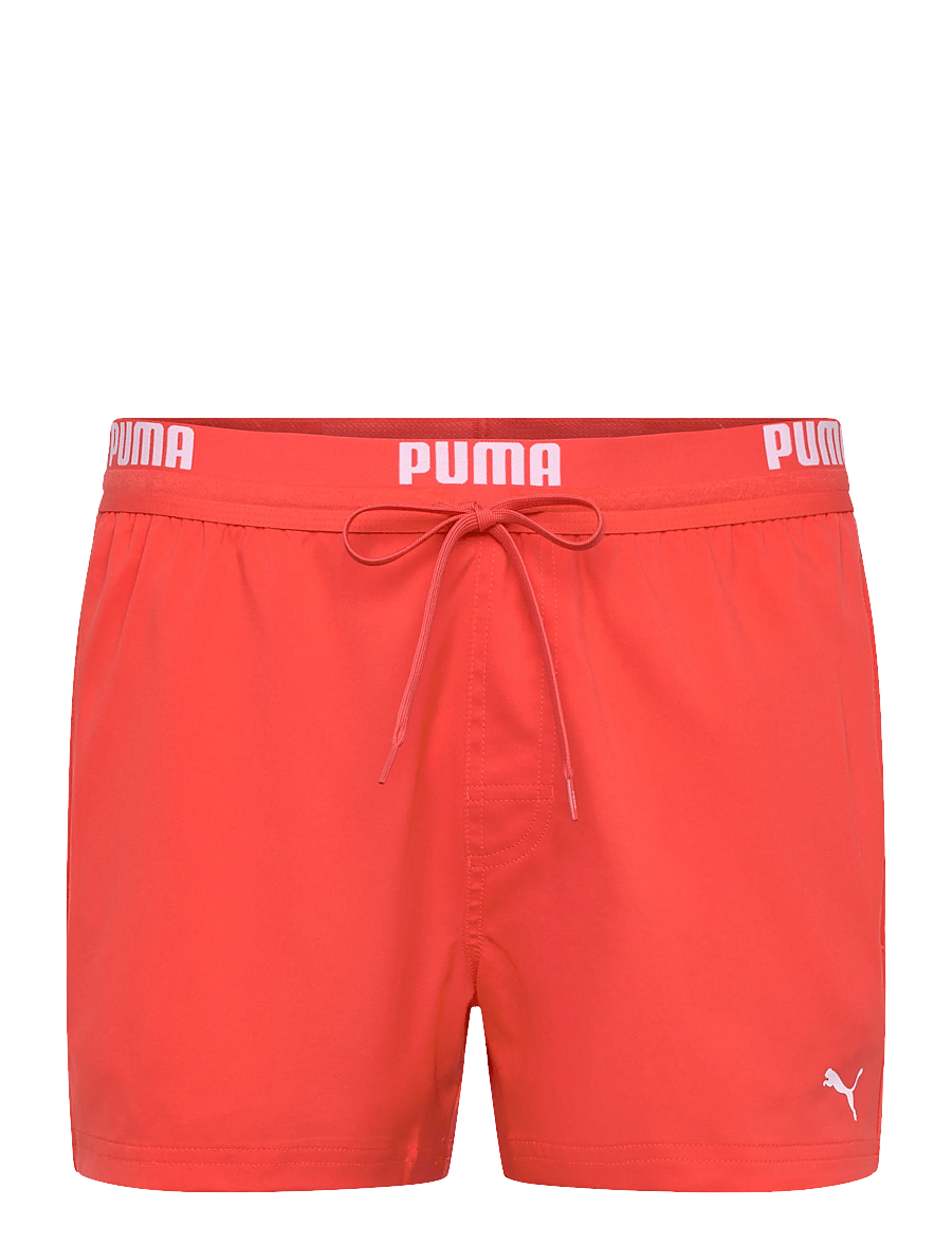 Puma Swim - PUMA SWIM MEN LOGO SHORT SHORTS 1P - shorts de bain - red glamour - 0
