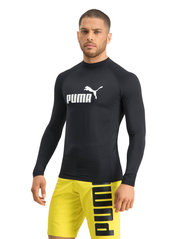 Puma Swim - PUMA SWIM MEN LONG SLEEVE RASH GUAR - långärmade tröjor - black - 4