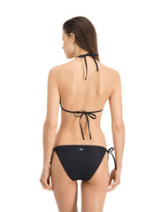 Puma Swim - PUMA SWIM WOMEN TRIANGLE BIKINI TOP - triangle bikinis - black - 3