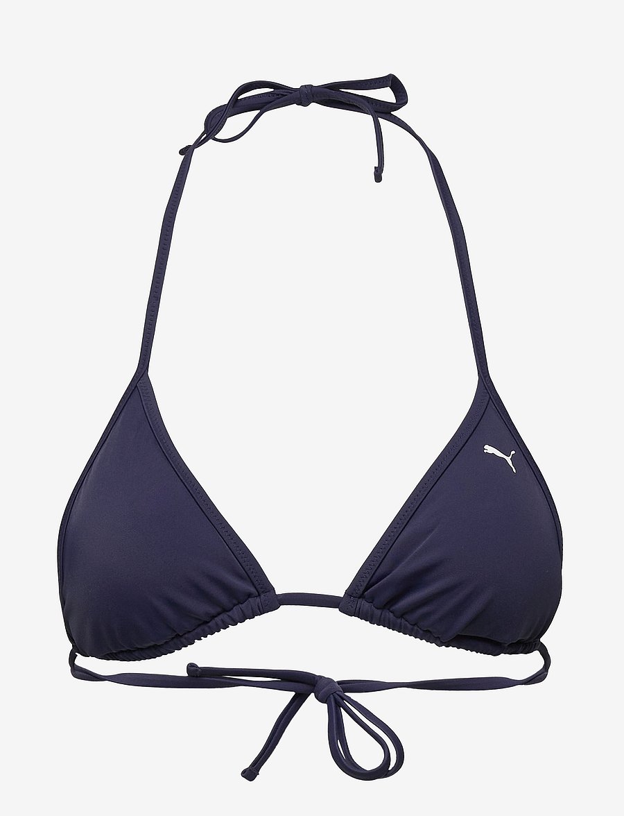 Puma Swim - PUMA SWIM WOMEN TRIANGLE TOP 1P - sportiska stila peldkostīmi - navy - 1