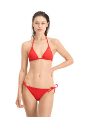 Puma Swim - PUMA SWIM WOMEN TRIANGLE BIKINI TOP - triangelformad bikinis - red - 2