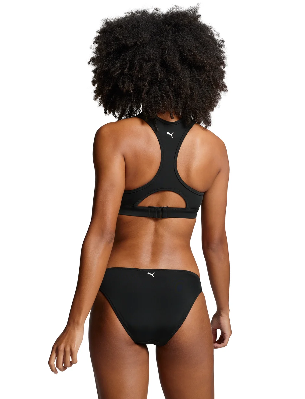 Puma Swim - PUMA SWIM WOMEN CLASSIC BRIEFS 1P - sportiga badkläder - black - 3