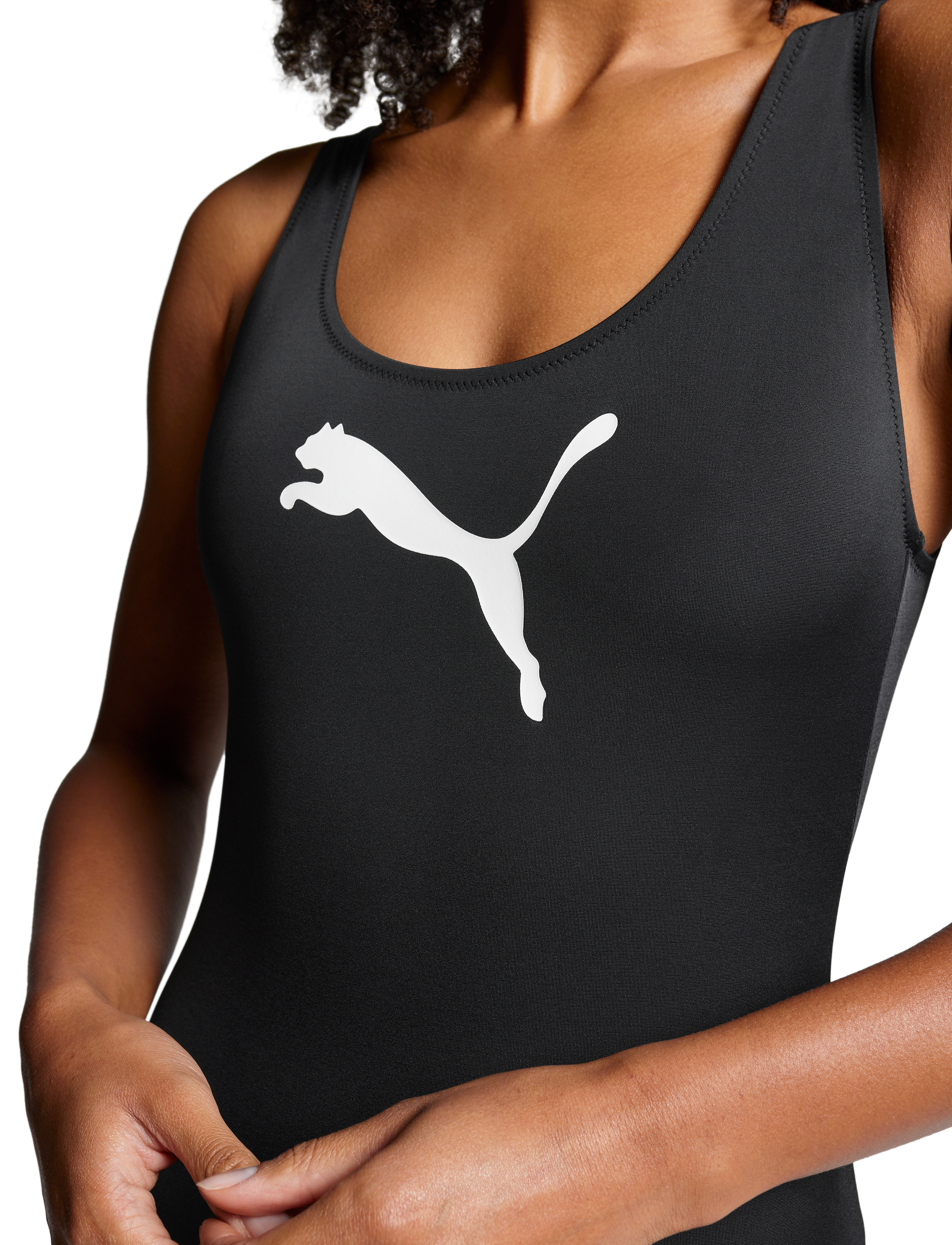 Puma Swim - PUMA SWIM WOMEN SWIMSUIT 1P - sportsbadetøy - black - 4