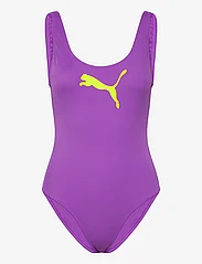 Puma Swim - PUMA SWIM WOMEN SWIMSUIT 1P - laveste priser - purple - 0