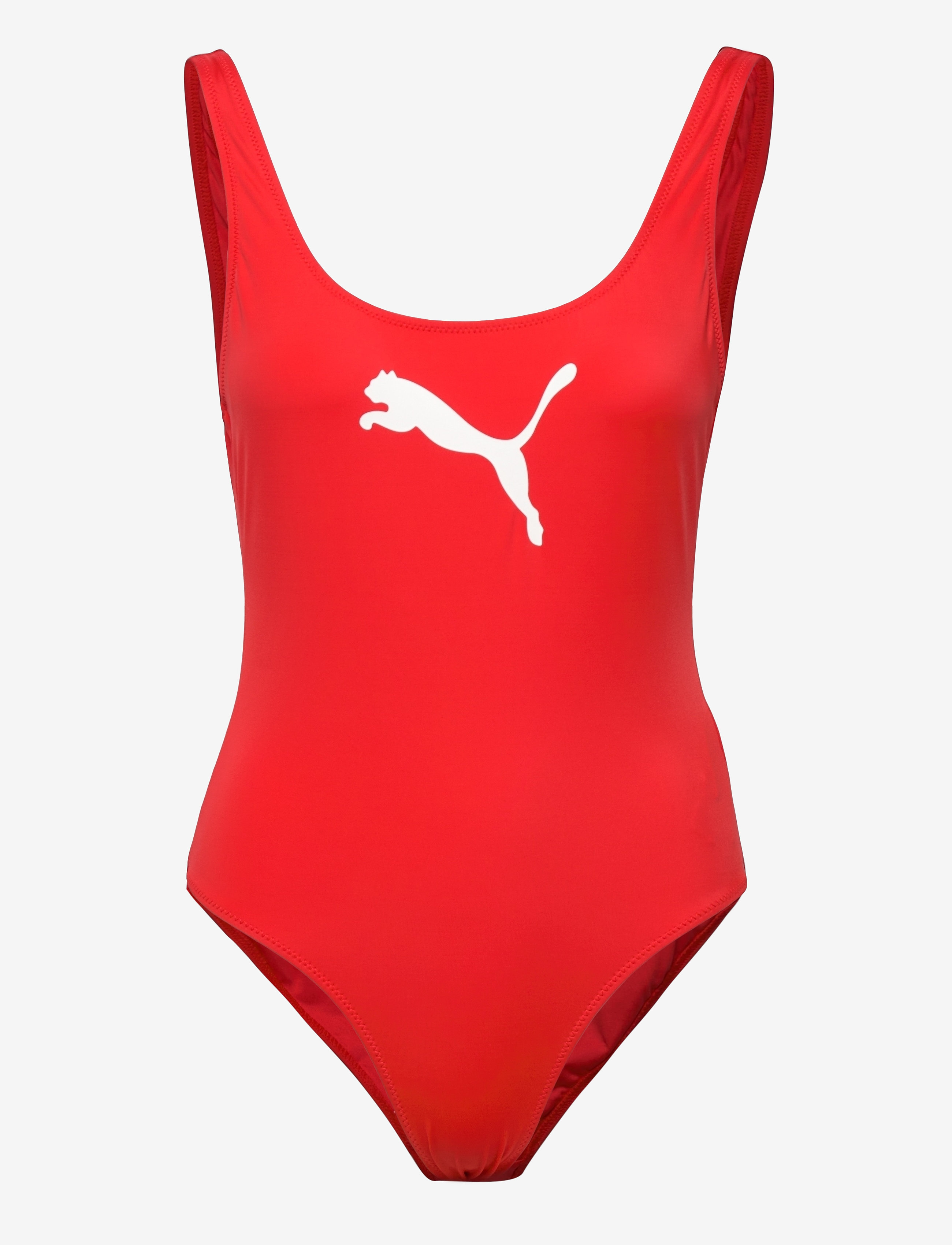 PUMA SWIM Puma Swim Damen Badeanzug 1P Rot - M - Damen