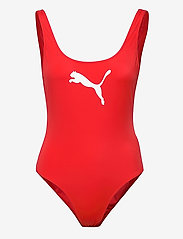 Puma Swim - PUMA SWIM WOMEN SWIMSUIT 1P - maillots 1 pièce - red - 1