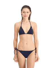 Puma Swim - PUMA SWIM WOMEN SIDE TIE BIKINI BOT - bikini ar sānu aukliņām - navy - 2
