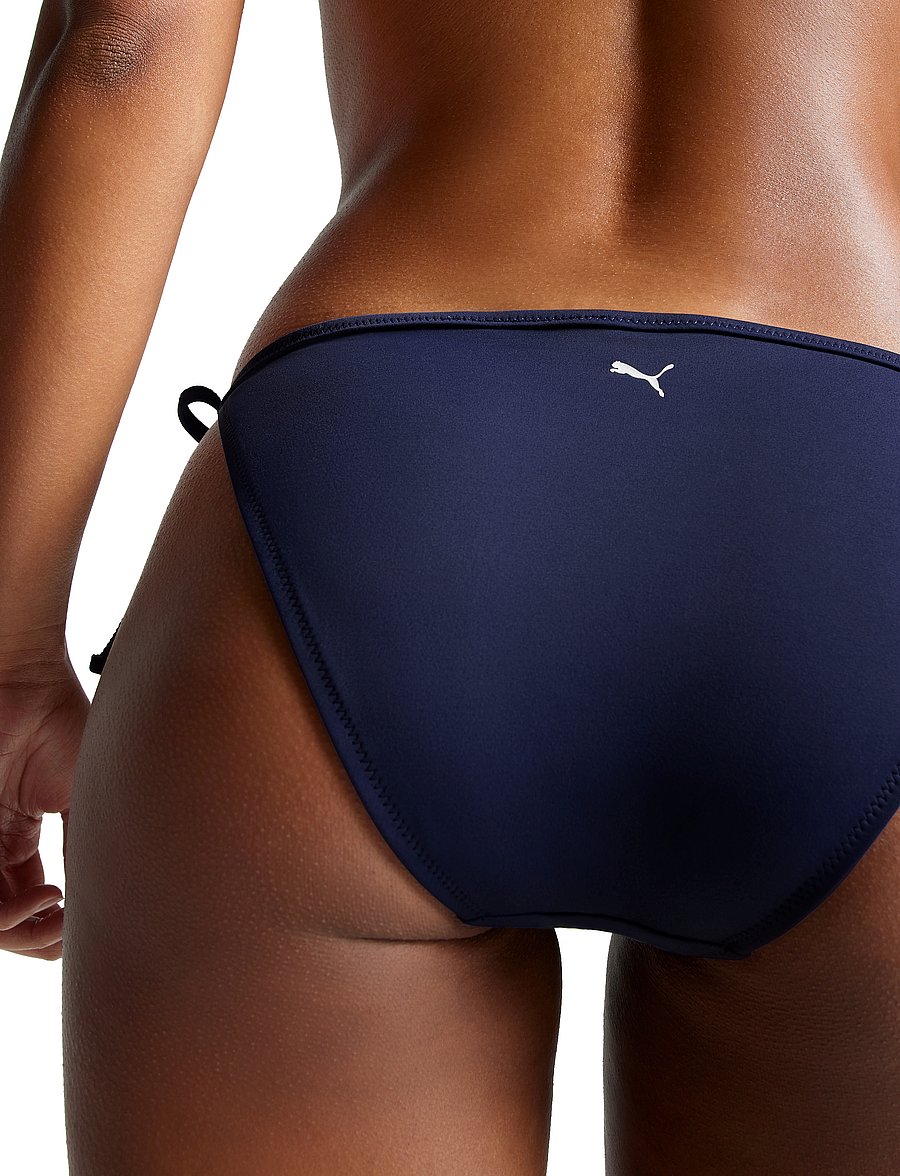 Puma Swim - PUMA SWIM WOMEN SIDE TIE BRIEFS 1P - bikini's - navy - 4