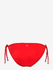 Puma Swim - PUMA SWIM WOMEN SIDE TIE BIKINI BOT - bikinis mit seitenbändern - red - 1