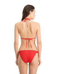 Puma Swim - PUMA SWIM WOMEN SIDE TIE BIKINI BOT - Šonuose segami bikiniai - red - 3