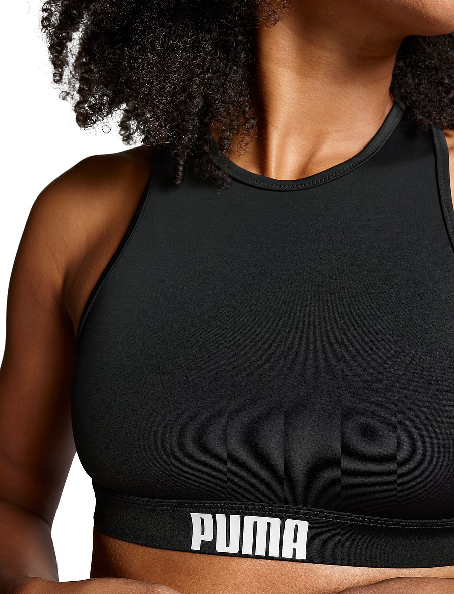 Puma Swim - PUMA SWIM WOMEN RACERBACK TOP 1P - sport-bademode - black - 4