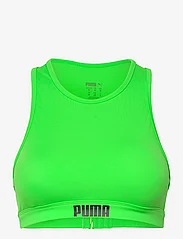 Puma Swim - PUMA SWIM WOMEN RACERBACK SWIM TOP - bikinio liemenėlės su kaspinėliais - fluo green - 0