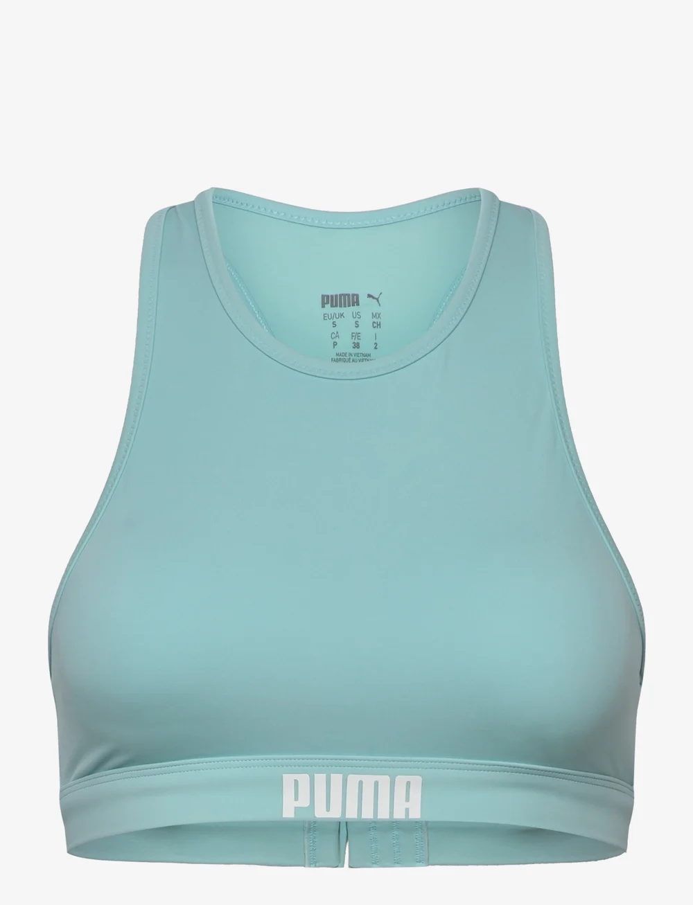 Puma Swim - PUMA SWIM WOMEN RACERBACK TOP 1P - sportiga badkläder - mint - 0