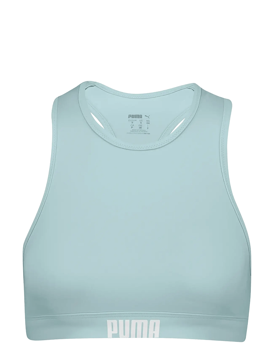 Puma Swim - PUMA SWIM WOMEN RACERBACK TOP 1P - bikinis - mint - 1