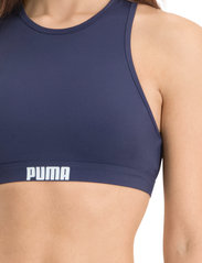 Puma Swim - PUMA SWIM WOMEN RACERBACK SWIM TOP - bikinio liemenėlės su kaspinėliais - navy - 5