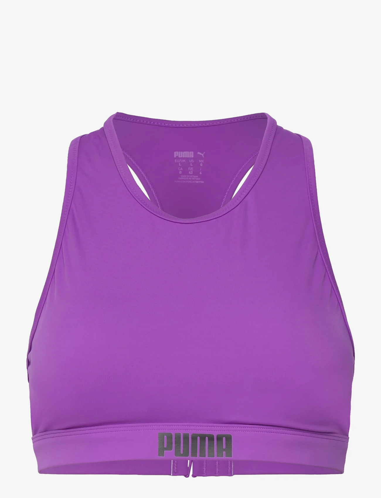 Puma Swim - PUMA SWIM WOMEN RACERBACK SWIM TOP - bandeau-bikinis - purple - 0
