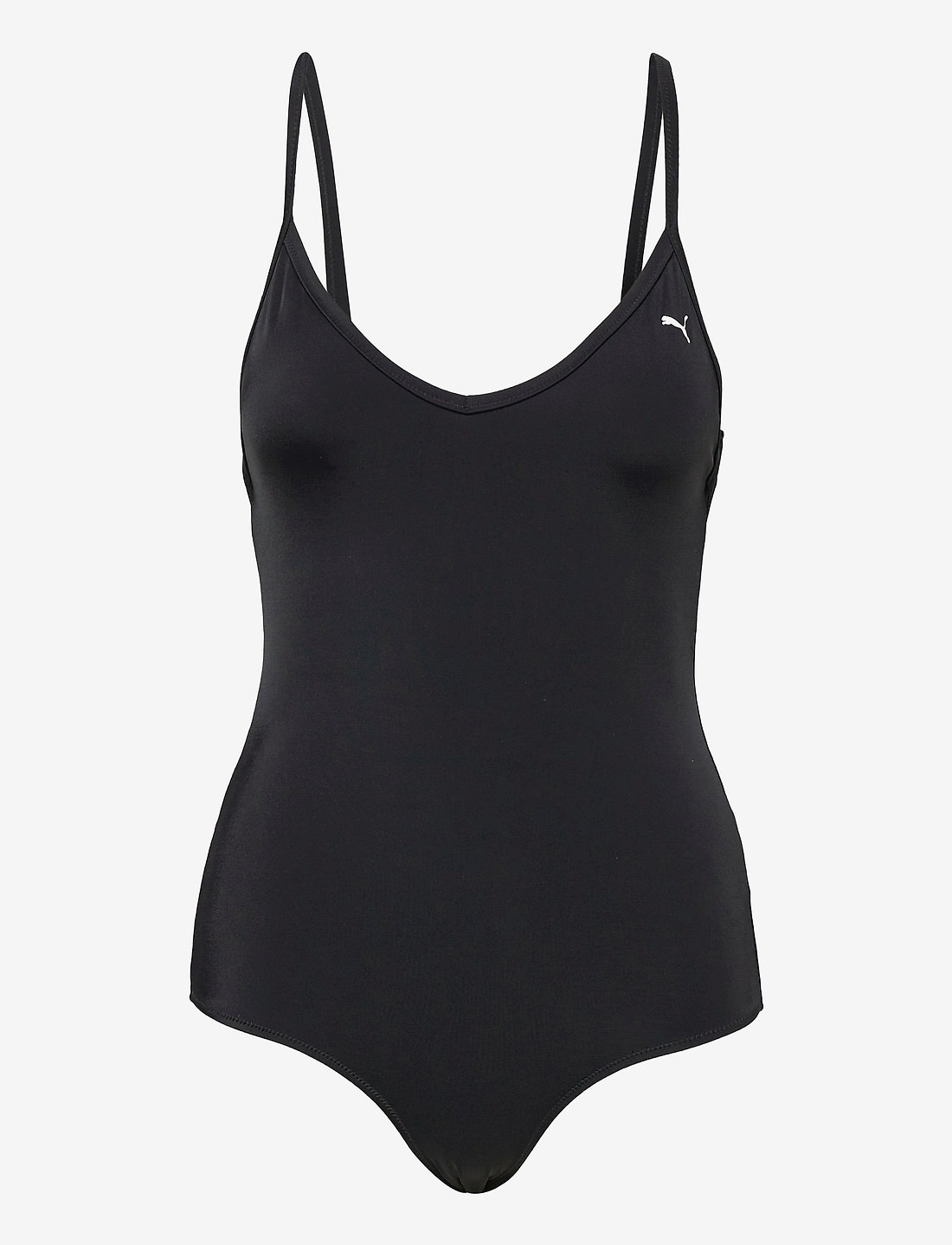 Puma Swim - PUMA SWIM WOMEN VNECK PADDED SWIMSUIT 1P - ujumistrikood - black - 1