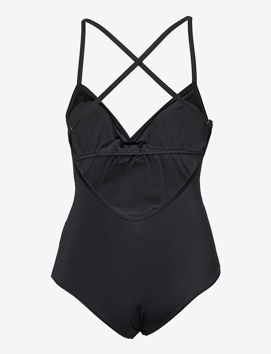 Puma Swim - PUMA SWIM WOMEN VNECK PADDED SWIMSUIT 1P - sport-bademode - black - 2
