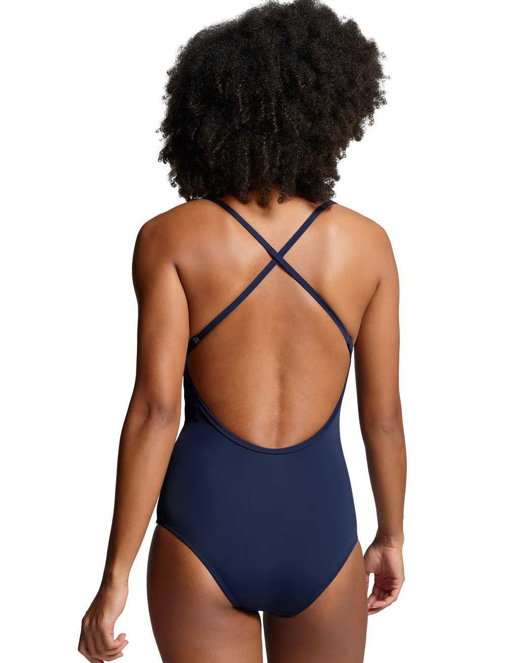 Puma Swim - PUMA SWIM WOMEN VNECK PADDED SWIMSUIT 1P - sportiga badkläder - navy - 4