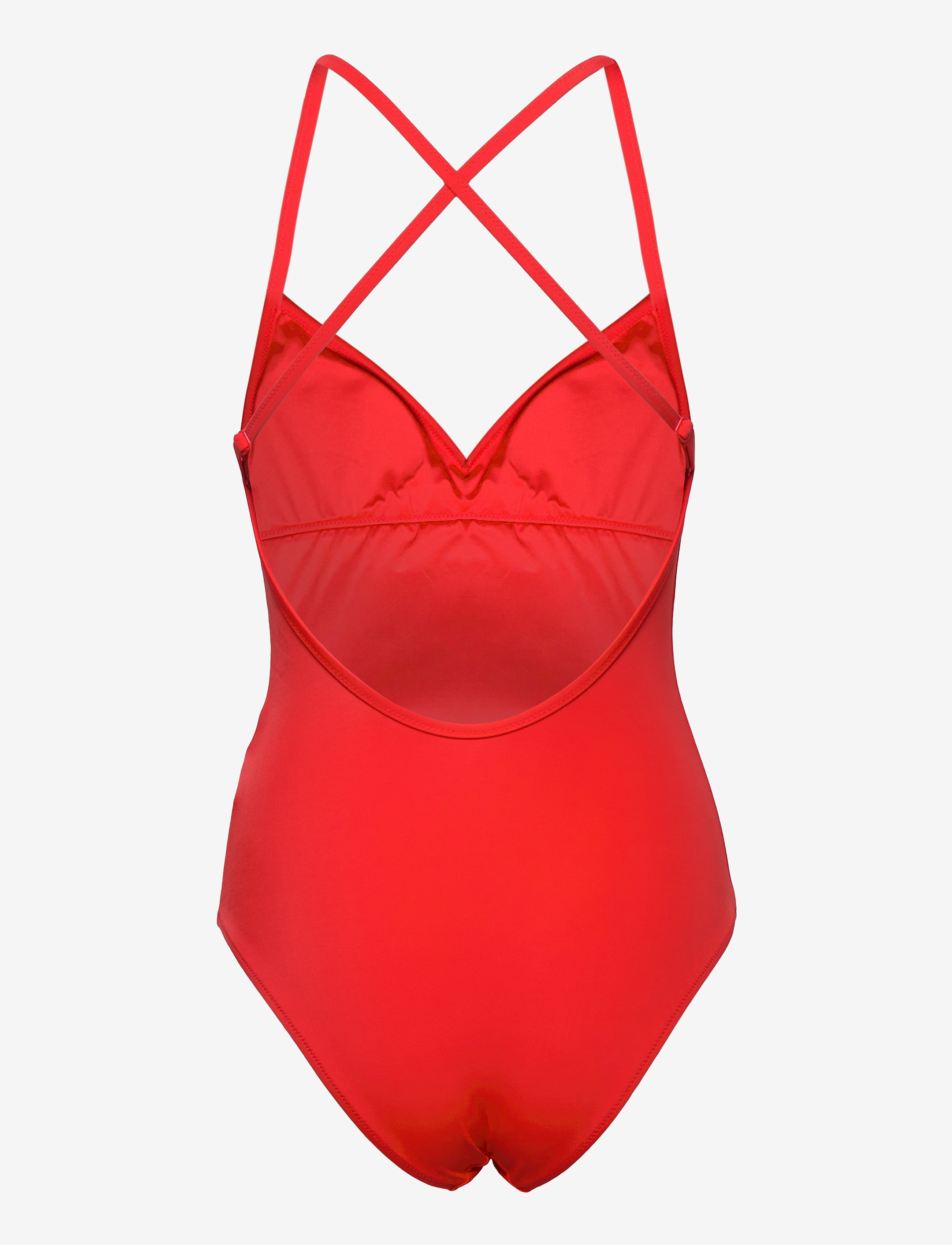 Puma Swim - PUMA SWIM WOMEN VNECK PADDED SWIMSUIT 1P - maillots 1 pièce - red - 2