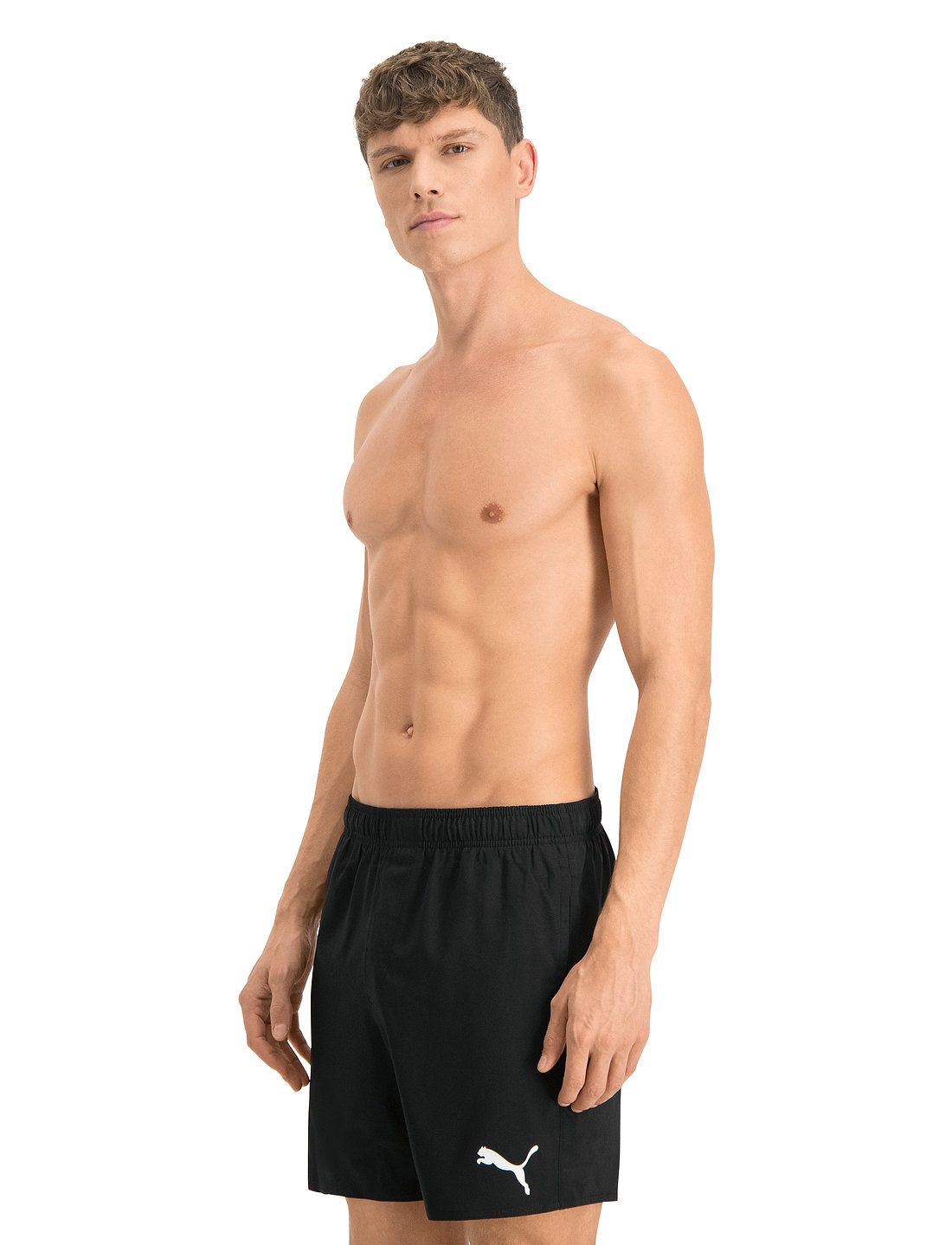Puma Swim - PUMA SWIM MEN MID SHORTS 1P - badebukser - black - 4