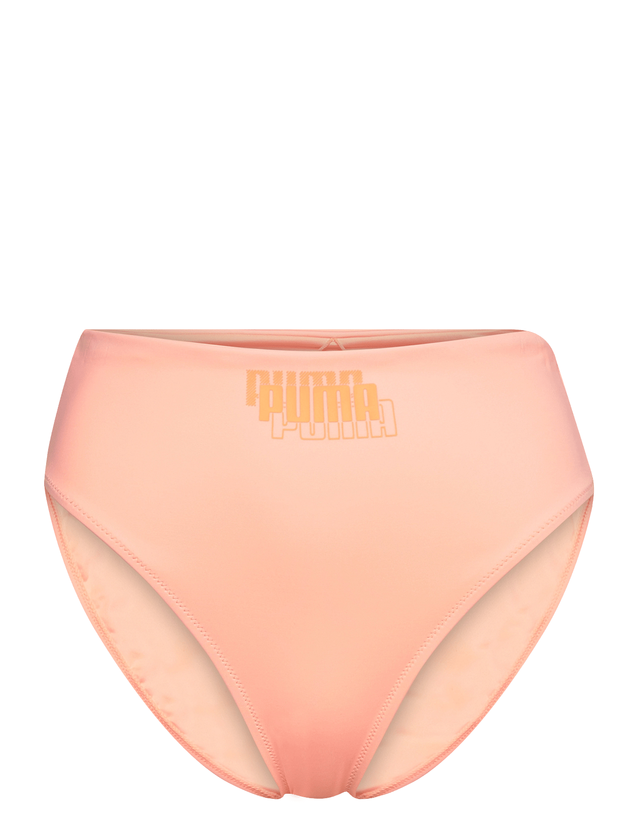 PUMA SWIM WOMEN HIGH WAIST BRIEF 1P - PEACH
